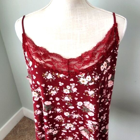 JOE BOXER WOMEN'S TANK TOP ADJUSTABLE STRAPS LACE DETAIL SIZE 3X - Picture 2 of 6